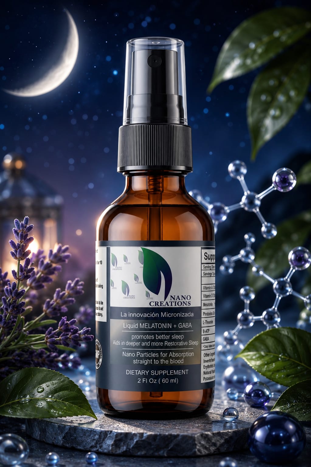 Melatonin + Gaba Nano Sleep Liquid