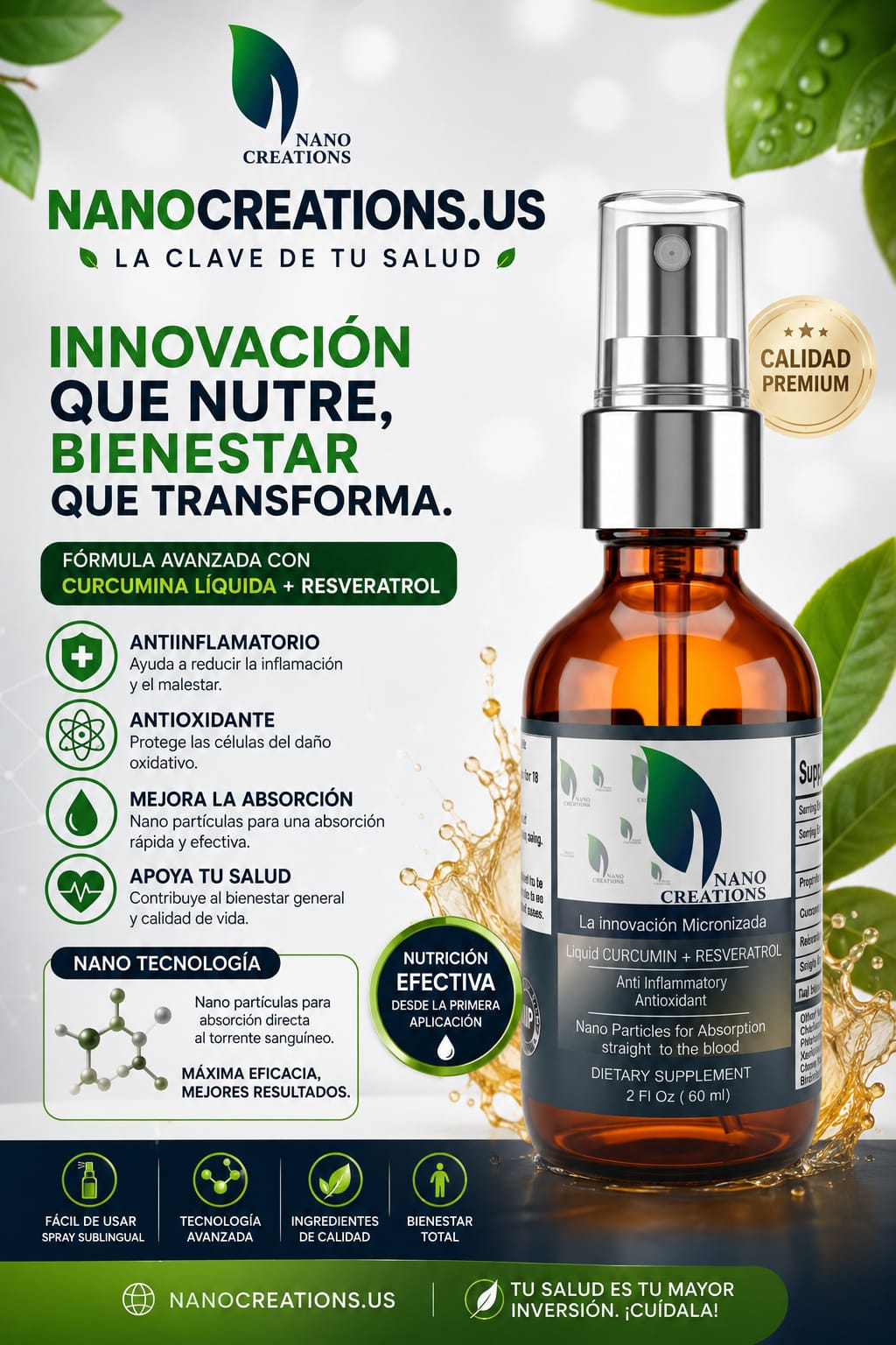 Nano Curcumin + Resveratrol